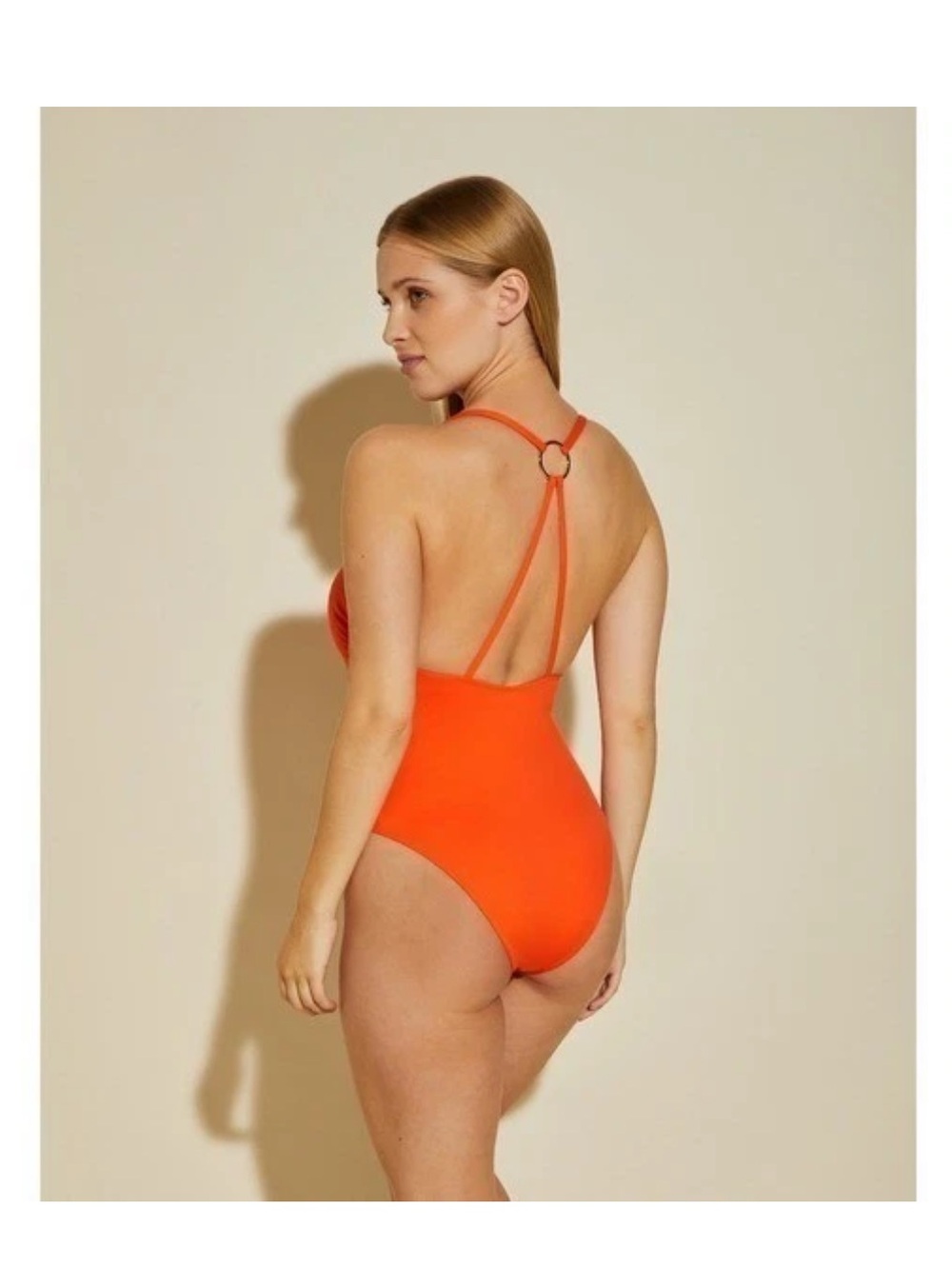 NWT Cosabella Vita Marina Sicilian Orange One Piece Swimsuit Ring Back Small - Picture 12 of 12